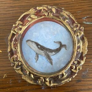 original oil painting, framed